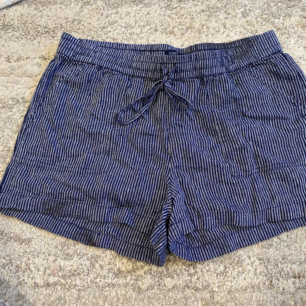 J CREW women’s striped shorts